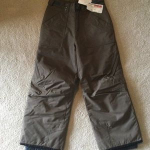 New Orage girls medium brown Mission Snowpants